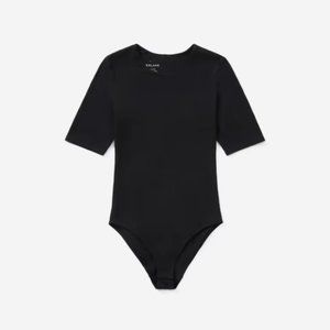 Everlane Short-Sleeve Crew Neck Bodysuit – L